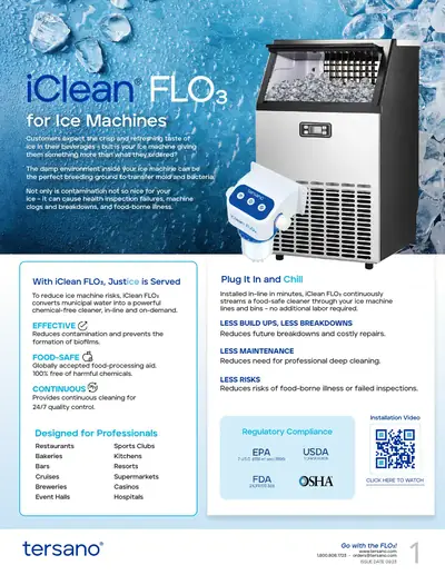 FLO3 สำหรับเครื่องทำน้ำแข็ง